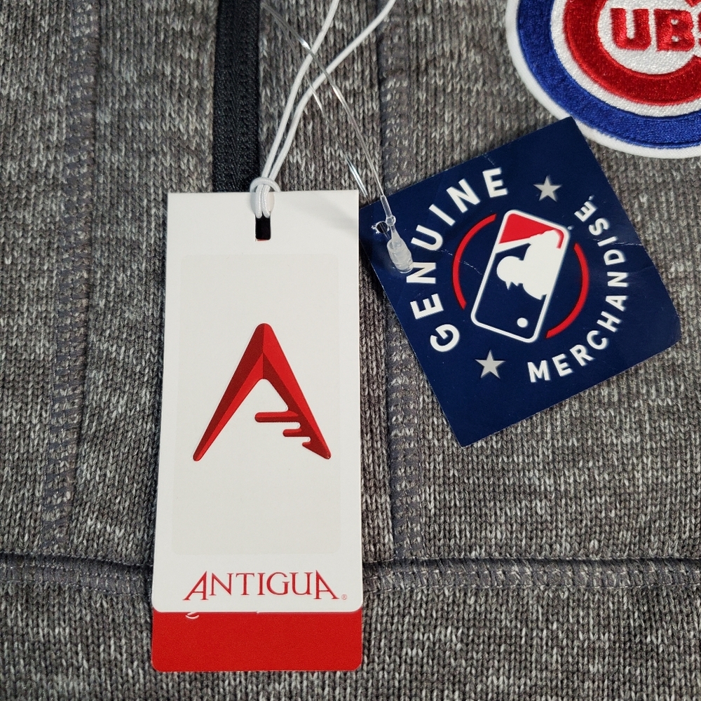 Gray Half-Zip Pullover with Cubs Logo - Picture 8 of 15
